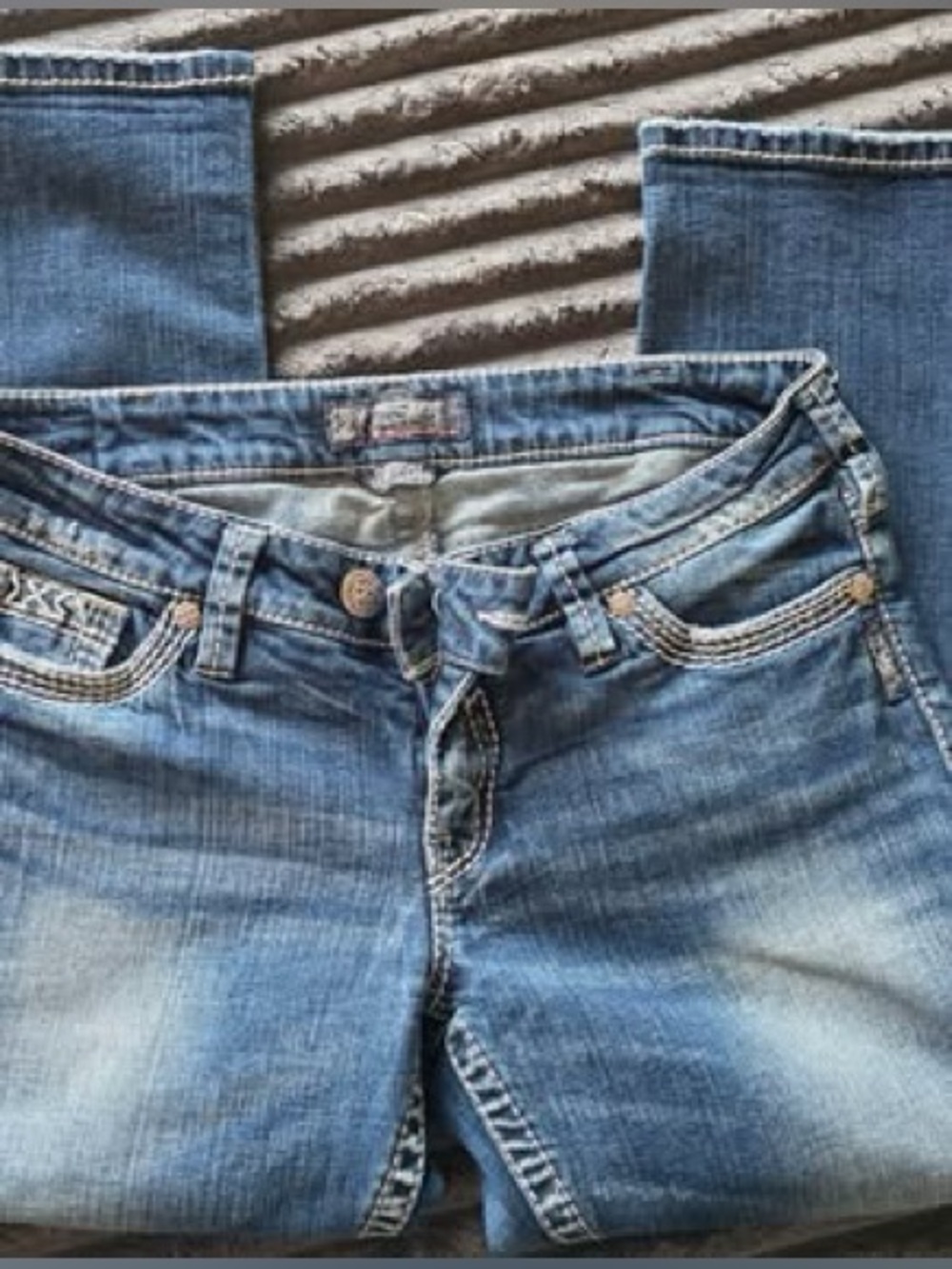 Classic Silver Jeans Capris SZ 31
